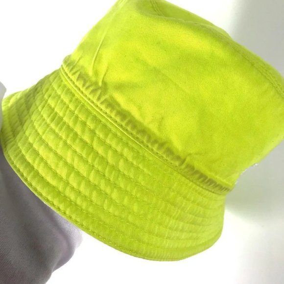 Auth LOUIS VUITTON M7064L Bicolor Bucket Hat-Monogram Neon hat bucket hat bob ha - Picture 11 of 11